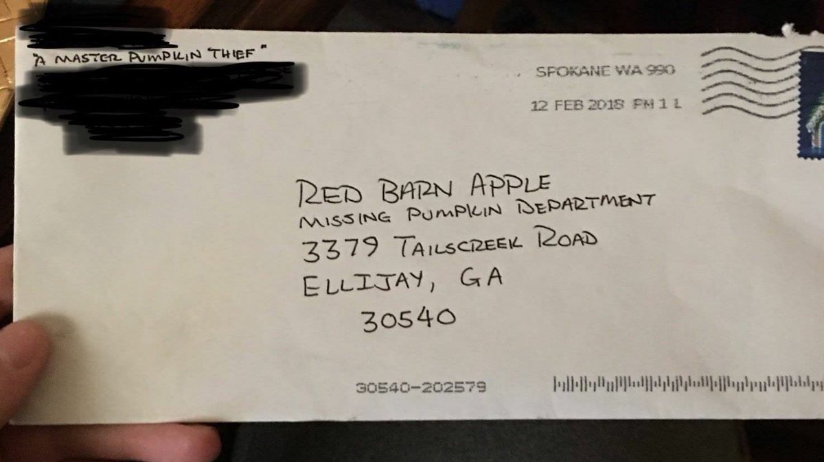 Red Apple Barn On Twitter Last Year We Received This Letter In