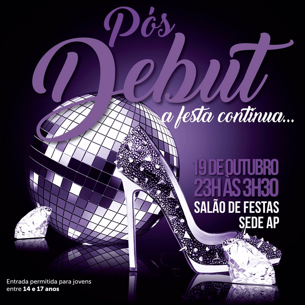 realcabral's tweet photo. Nesta sexta tem o pós-Debut. Liberado pro pessoal com 13 anos completos até a data do evento, apesar de dizer 14 anos na imagem.
Corre pras secretarias do clube ou lojas CI Intercâmbio e garante o teu, é só até amanhã. R$ 40 para associados e R$ 50 para não associados. https://t.co/IvtSiY9zqp