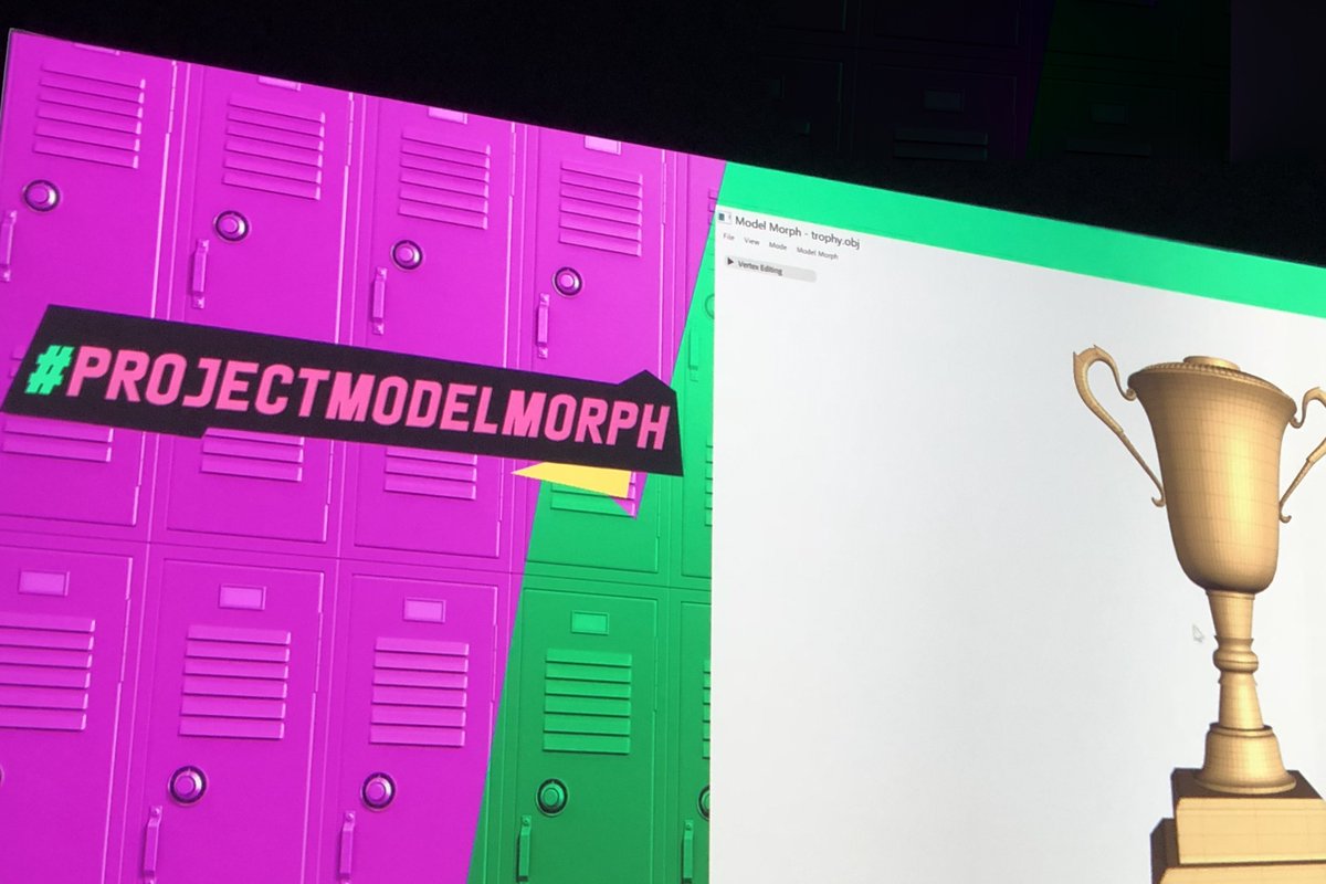 creativecloud's tweet photo. #ProjectModelMorph is an intuitive and easy-to-use tool for editing 3D man-made objects in a pinch! #AdobeMAX https://t.co/uG1OoJV5AD