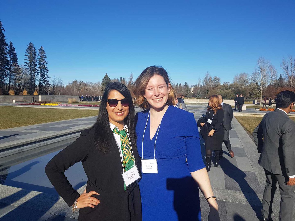 An amazing day at the #AgaKhanGarden Inauguration this afternoon with @sjlhamilton - what a beautiful space that will be cherished by so many for several generations! @UABotanicGarden #proudIsmaili #senateperks