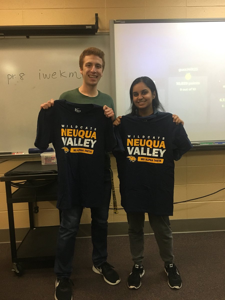 nvhsmat's tweet photo. Congrats to the winners of this week's activity and thanks to everyone who participated! Way to rep Mu Alpha Theta! #nvhs #mualphatheta #mathhonorssociety https://t.co/a2eGnAm7rQ