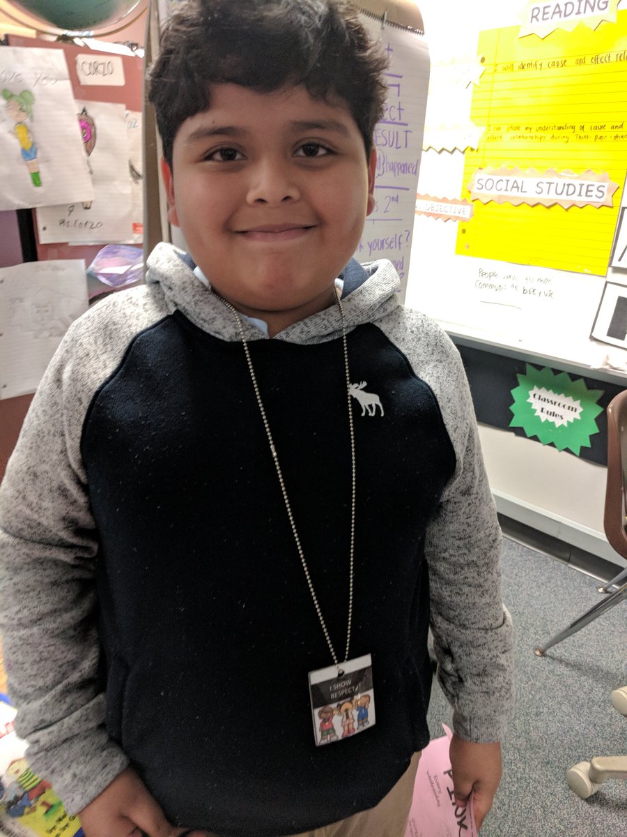 BooneCounselor's tweet photo. William earned the Responsibility Brag Tag. He showed excellent character @boonelementary #SeeSomething #SaySomething #4SChallenge. Stop bullying with kindness. https://t.co/FyrmGwmN2I