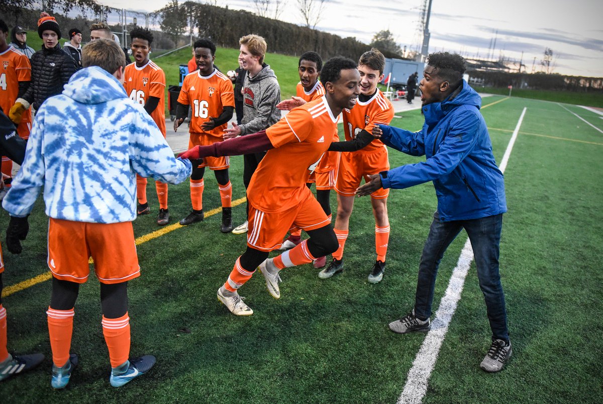 dschwarzphoto's tweet photo. Tech faces Maple Grove in Section 8-2A boys soccer final. Photo gallery is here: https://t.co/bPq7txOZ1a #TimesPreps #Sctimes #Stcloudtech #Techtigers #boyssoccer https://t.co/r93OnBuPXD