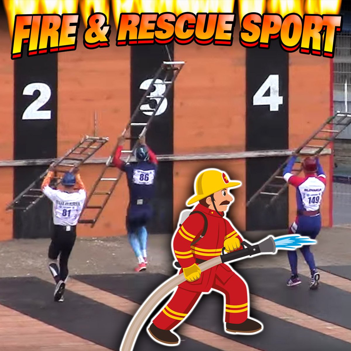 Fire Sport: Firefighter challenge includes ludicrous ladder climbing, Herculean hose pulling via @starrcards starrcards.com/fire-sport-fir… #BelieveItOrNot 🔥 #fire #firefighter #championship #FireSport #ObstacleRace