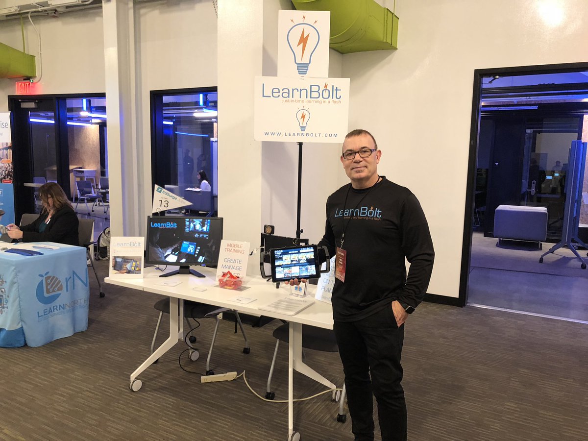 learnbolt's tweet image. LearnBolting @EdSurge job fair Boston Join our team to #disrupt #workforce training