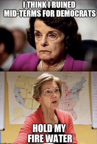 flyer1618's tweet photo. Nah, you're doing just fine ladies.
#WarrenFraud #Feinstein #qanon #thegrestawakening #TuesdayThoughts #WWG1WGA #qarmy #bluewave https://t.co/fi0C2NrsD2