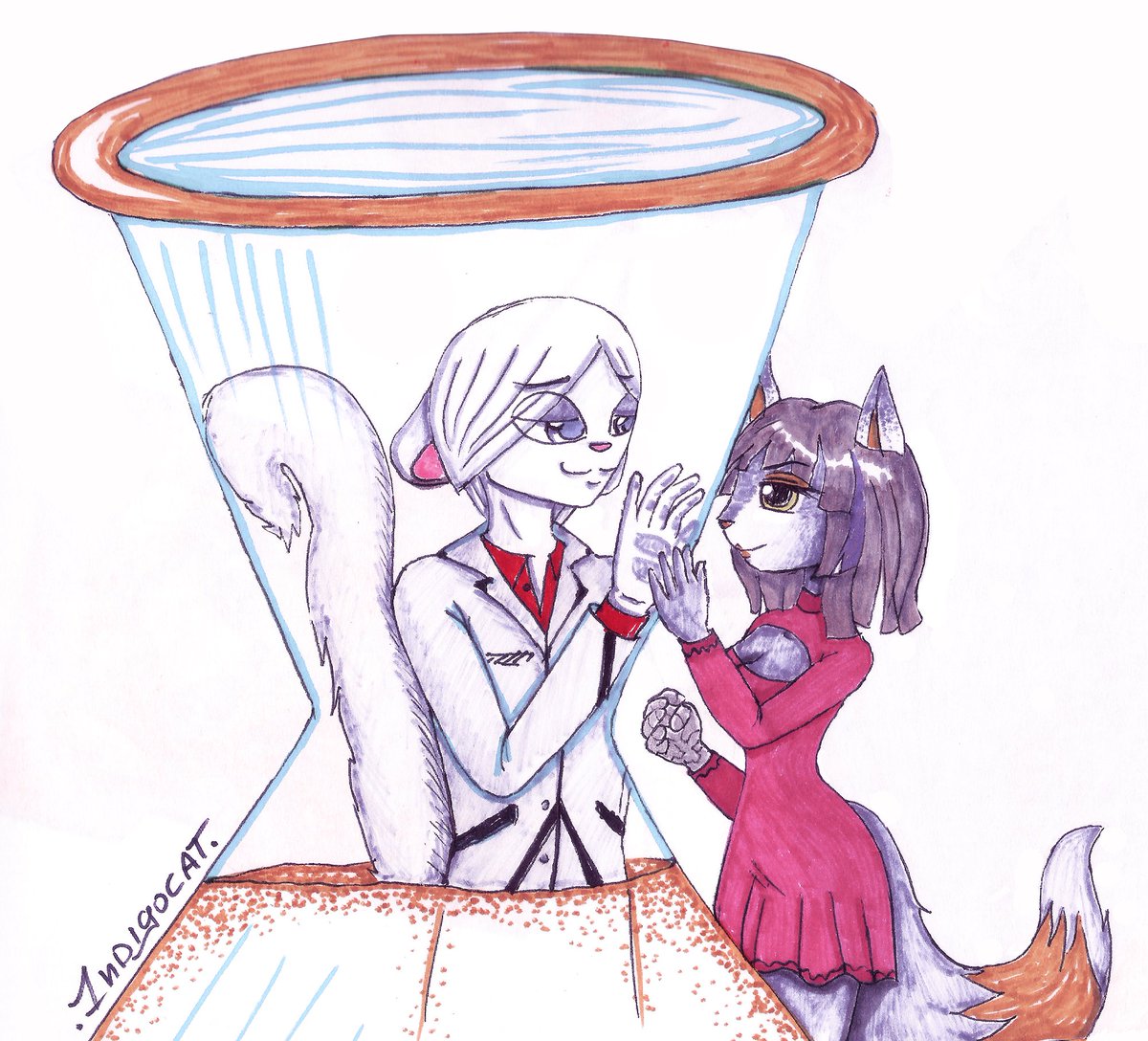 1ndigocat's tweet photo. Inktober day 14- Clock. Sunshine cursed
Deviantart: https://t.co/i3wl3u3DZn
Furaffinity: https://t.co/6KvDF1AomV
Instagram: https://t.co/ZYUu75cIB2
Facebook Mobile: https://t.co/H7BASYNNdH
#inktober2018 #inktober2018clock #inktoberday14 #furry #anthro #art #ferrret #wolf #love https://t.co/tlYfPqXKz6