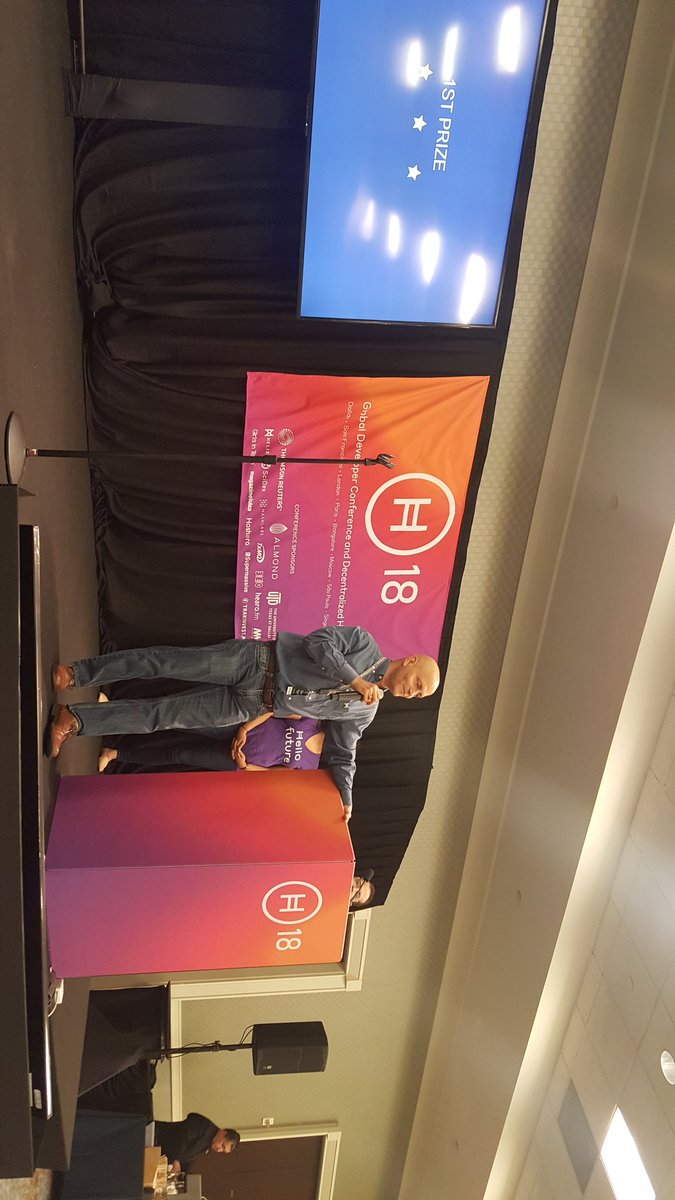 bemyapp's tweet photo. Congrats to our winners in Dallas: Organify, Health Bar, and Name Service! Plus an honorable mention to @CoinAlphaInc with their Snipe project. Not to forget ALL the teams who worked super hard at #hedera18hackathon 💪 it was a blast! https://t.co/tlAedGMlPF