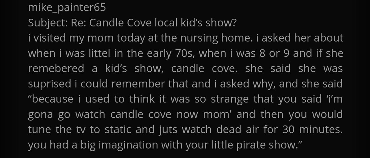PurplethePoet's tweet photo. @BoomerangToons Candle Cove much? https://t.co/ZnQj0cKvJV