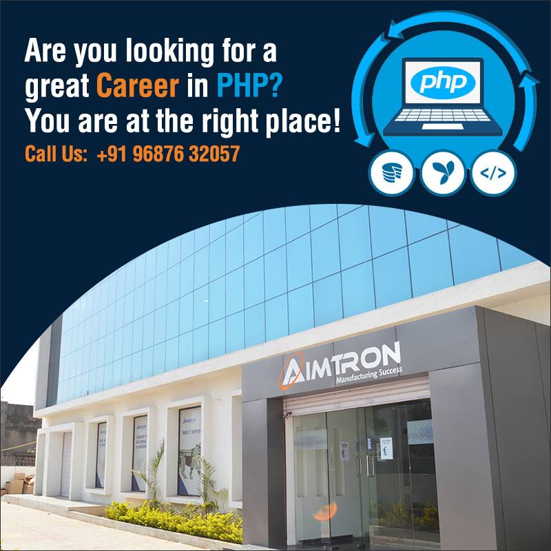 Aimtronuni's tweet photo. Looking for the best institute of PHP Training &amp; Certification Course in Vadodara?
Aimtron Foundation is the perfect place to start your career in the field of PHP.
#EnlighteningTheYouth #PHPTraining #PHPTrainingVadodara #PHPLiveprojectstraining #Vadodara #Gujarat https://t.co/bh7WlKjX99