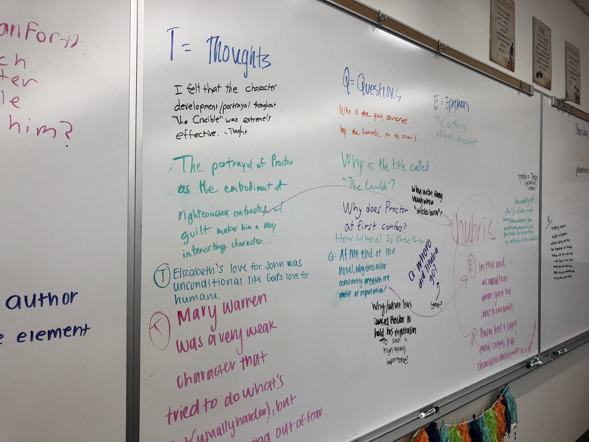 JillCavotta's tweet photo. The white board after #TQE discussion. #teachingstrategies https://t.co/KcpvR65UcO