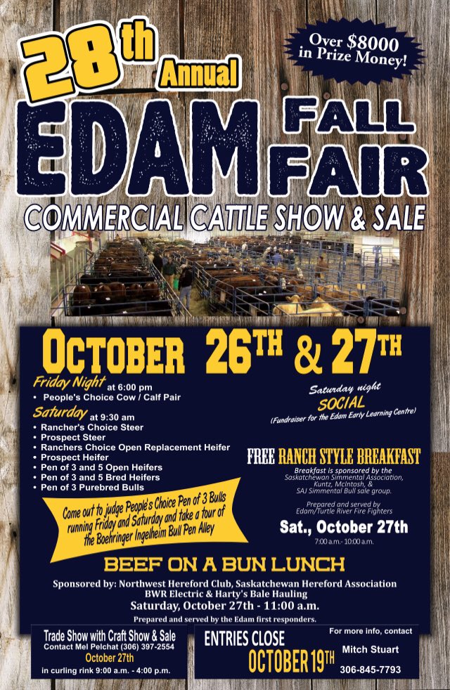 Edam_Fall_Fair's tweet photo. One of the shows you don’t want to miss this fall. Retweet as you please. https://t.co/iApnPISc6R