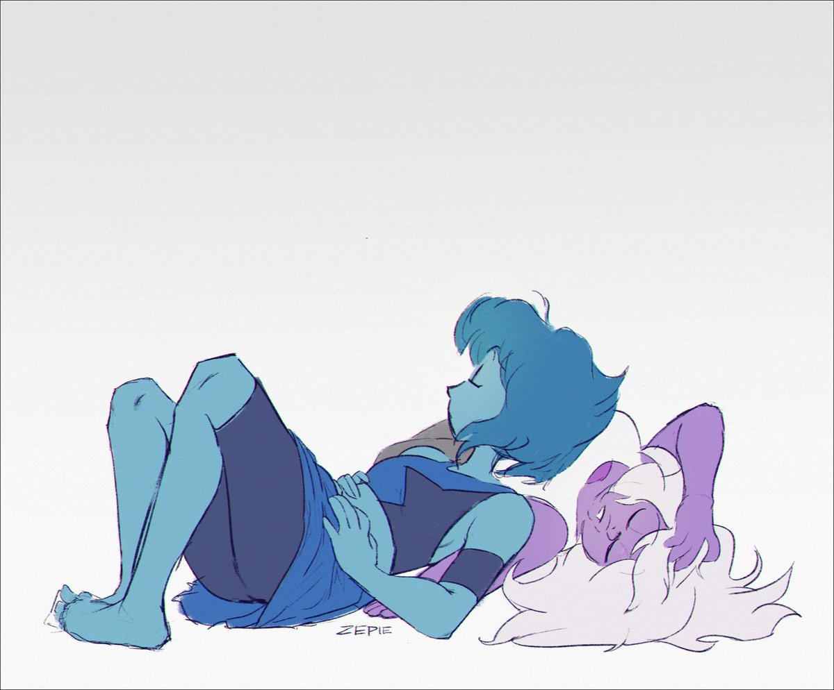 zepiezepie's tweet image. lapithyst nap #stevenuniverse