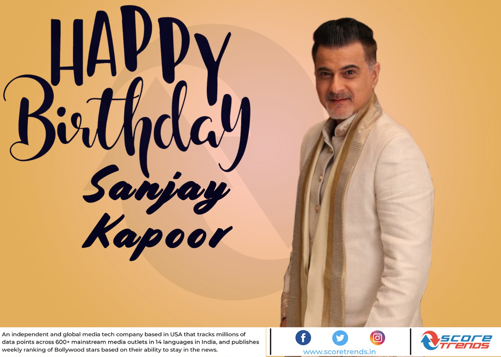 Score Trends wishes Sanjay Kapoor Happy Birthday! 