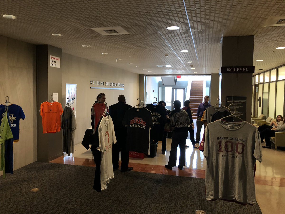 Every T-Shirt we receive at our annual t-shirt swap represents the unique journeys our students took on their path to UC! Come see our exhibit on the first floor of University Pavilion. #transferliveshere #TransferStudentWeek