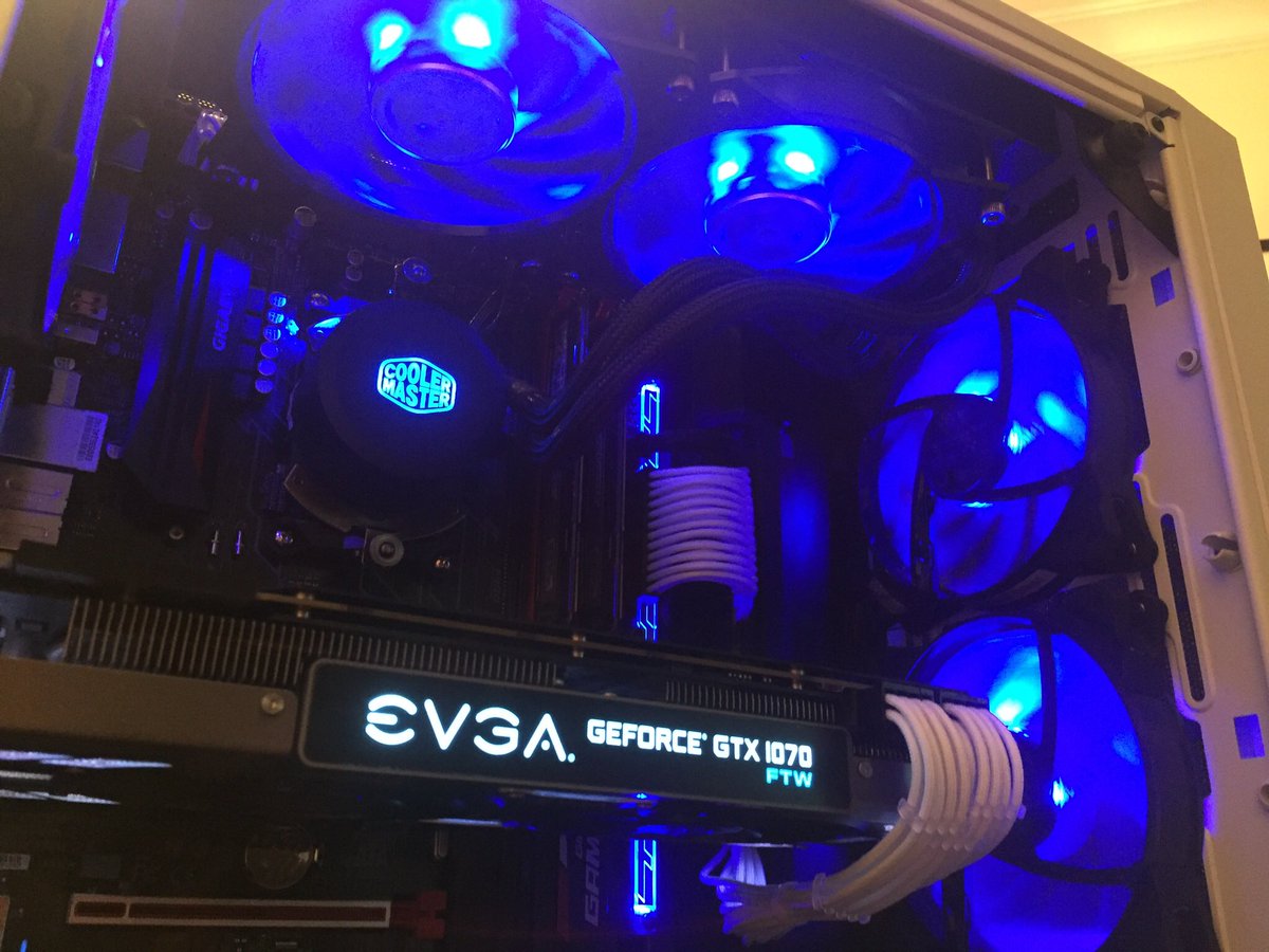 dougjwhite's tweet photo. @bitwitkyle Ryzen 5 1600/ 16 gigs ram/ gtx 1070
Gigabyte ab350 gaming 3/ 960 evo m.2 ssd #pimpmypc https://t.co/BEHuM3GP2d
