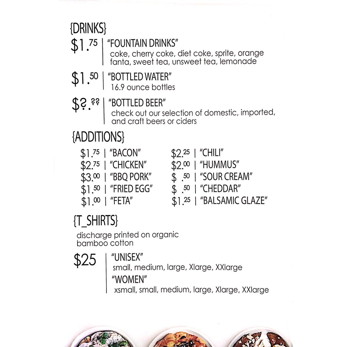 SpudnikSavannah's tweet photo. OUR NEW MENU IS HERE!!
It includes all your old favorites including some new delicious options!
Only at Spudnik in downtown Savannah 🥔

#Savannah #SCAD #SpudnikSavannah #food #Goodtimes #ettupote https://t.co/UPcm6HE0er