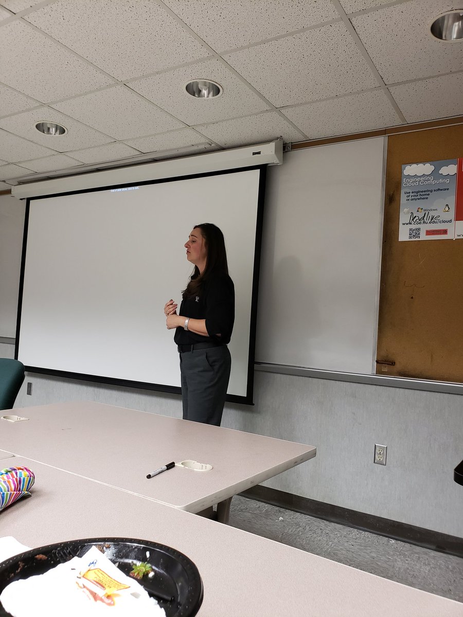 aguatweets's tweet photo. @SolidsQueen inspiring lecture to our budding engineers during WCOE lunch and learn event. https://t.co/lVQ7AAeiy3