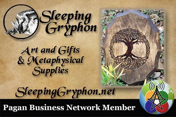 PaganMarkets's tweet photo. Sleeping Gryphon – Arts, Gifts, and Metaphysical Supplies! https://t.co/asuV9O8Anx #pbn #paganbusinessnetwork #pyrography #pagan #sleepinggryphon #woodburning #lammasdolls #charged powders #altartiles #tarotboxes #asatru #heathen #egyptian #wiccan #metaphysicalsupplies #salt https://t.co/8uLMbdZ3iq