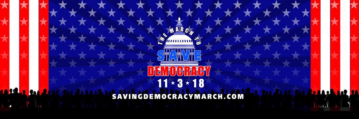 AmandiOnAir's tweet image. 3 weeks from this very moment we will have either voted to #FlipTheHouse &amp;amp; #SaveDemocracy or confront a dark future for our beloved country.

That’s why 3 days before America’s most important election we’ll #MarchToSaveDemocracy

Join us! Spread the word!

savingdemocracymarch.com