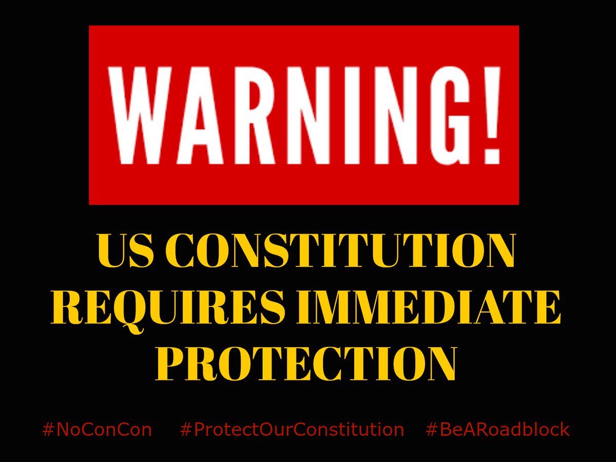 FranncescaRobi1's tweet photo. @CaptainResists @HillaryClinton Block the attempted rewrite of the constitution!
#BeARoadblock
#NoConCon #NoConCon4AnyResaon https://t.co/sC3JCJJU0d