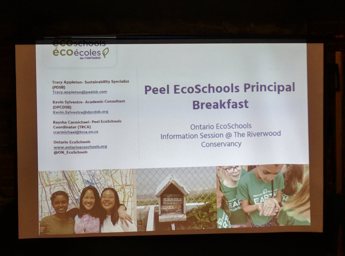 MsAniskoClutton's tweet photo. It was an honour to represent our hard-working @BernardEcoTeam   ♻️🌍🤣 from St Bernard of Clairvaux at the Eco Schools Principal's Breakfast today together with Principal @IsabelSauve. @ON_EcoSchools @TRCA_Edu @PDSB_eco Issspc @DPCatholic #BernardSTEM https://t.co/GSR7Oe0gex