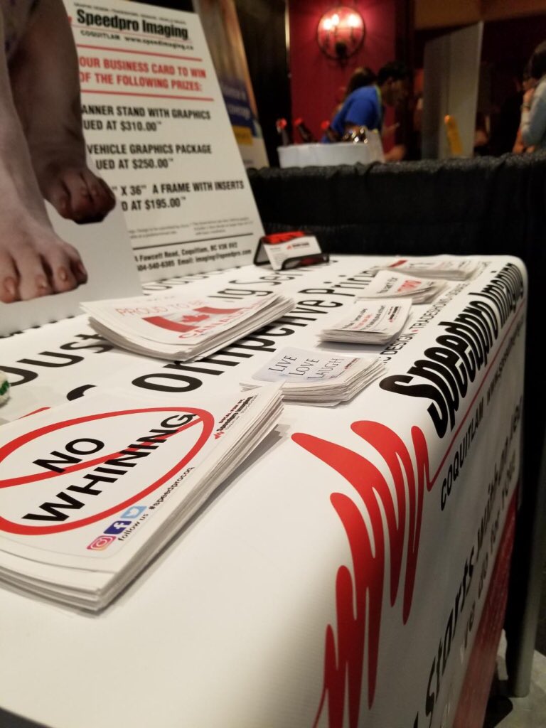 SpeedProCoq's tweet photo. That’s a wrap! We had a great time networking with great #BCBiz’s at the @TriCitiesCoC Business Showcase today.
Hurry! You can still sneak in an entry to our #GrowYourBusiness 🌱 Giveaway TONIGHT filled with $500 in business signage: https://t.co/4wqkIvjtDK
#TCCshowcase #BCBiz https://t.co/OukVWjsjGK