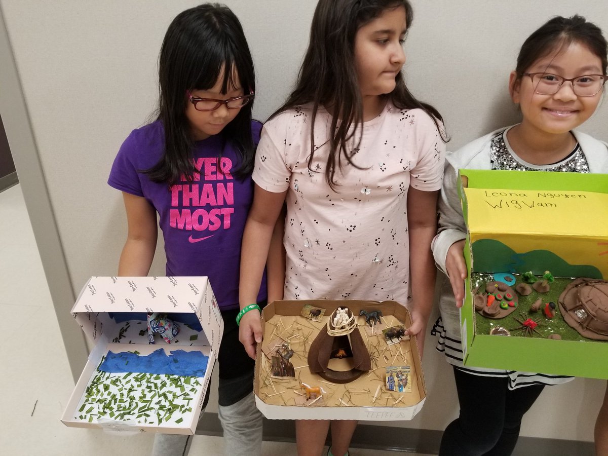 mrs_sabio's tweet photo. Amazing Native American Shelter projects! #csefourthgrade @sfwatson031 @CSE_Chameleons https://t.co/JQK42nsBd6