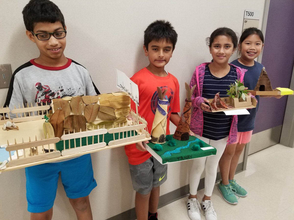 mrs_sabio's tweet photo. Amazing Native American Shelter projects! #csefourthgrade @sfwatson031 @CSE_Chameleons https://t.co/JQK42nsBd6