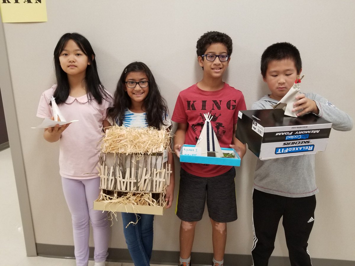mrs_sabio's tweet photo. Amazing Native American Shelter projects! #csefourthgrade @sfwatson031 @CSE_Chameleons https://t.co/wkNmHpoOsr