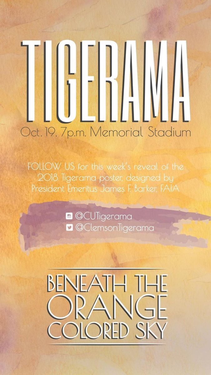 ClemsonTakeNote's tweet photo. Be sure to come on out this Friday to Death Valley to see us perform at Tigerama with the gentlemen of @TigeroarClemson ! https://t.co/MXUkqD71zm