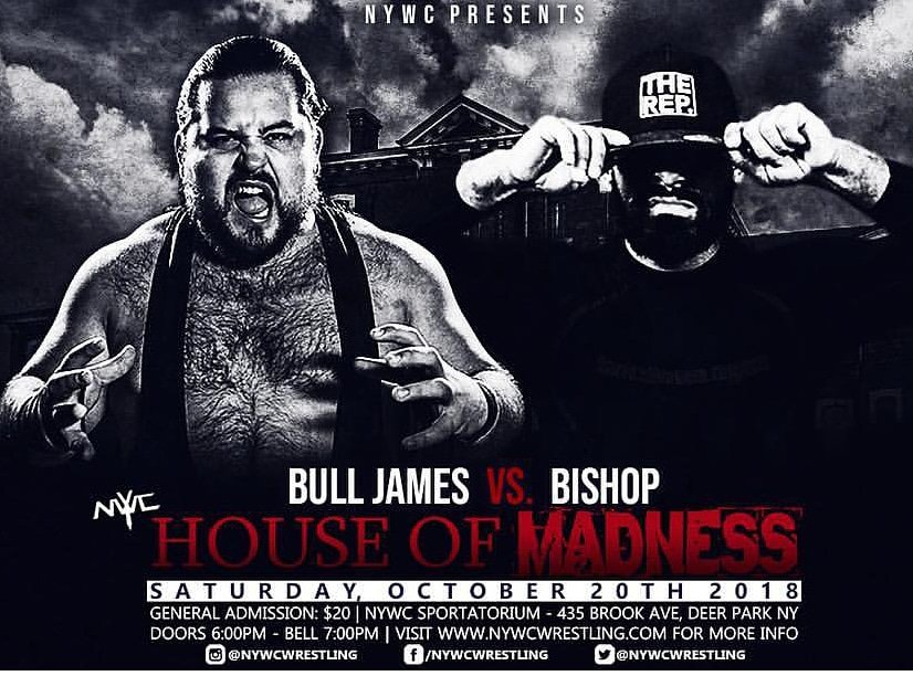 OfficialKrisBi1's tweet photo. This Saturday @NYWCWRESTLING 
BULL James won't know what hit him #TheRep #TheCulture #Thefuture #CleanestFadeInTheGame https://t.co/G9rkxmFFtI