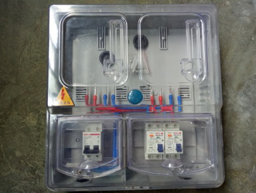 normalist2016's tweet image. single phase meter box for 2 meter