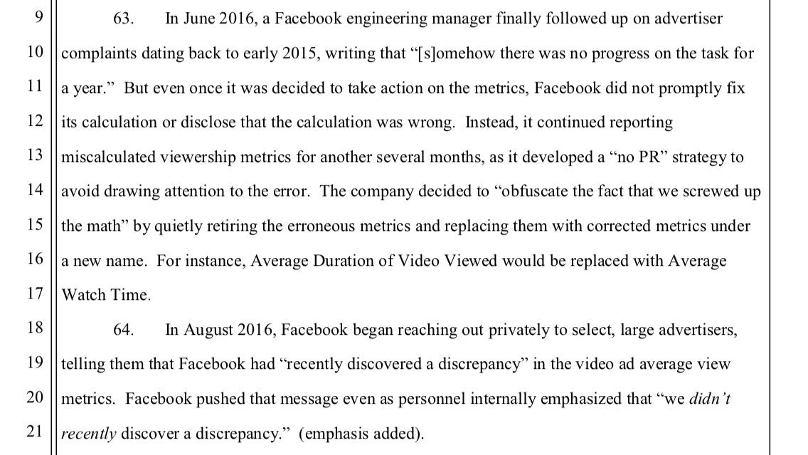 …complaints dating back to early 2015…