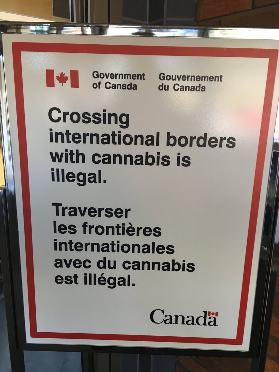brandyyanchyk's tweet photo. The sign that greeted me at the airport! #legalizationday https://t.co/ciq83N5Gt9