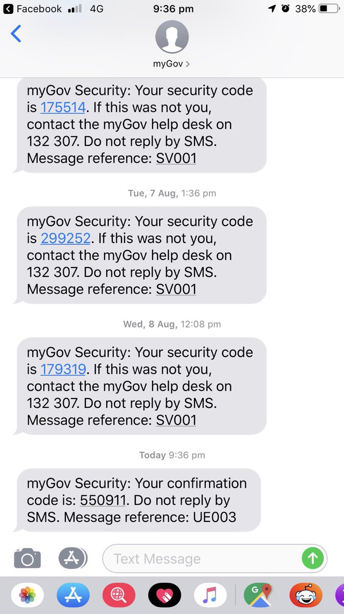 caseyblundell's tweet photo. @myGovau should I be concerned that someone who isn’t home is trying to log into my account? I also have email attempts at entry... https://t.co/rxxT4zSnry