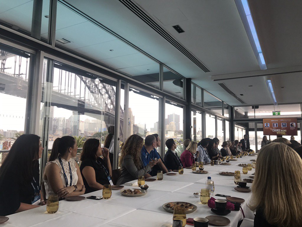 JennyOttaway's tweet photo. Soaking in the view (literally--it just downpoured!) 😜 at the VMware Inclusion in Action panel @VMware #vFORUM2018 https://t.co/5P6LwGPYJW