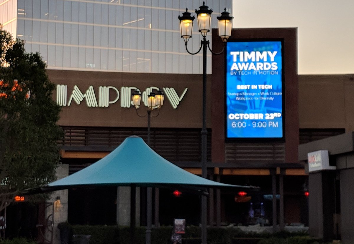 SMShadley's tweet photo. Going to be great next week!! As the @TimmyAwards takes over the @IrvineImprov and hoping for a win for @NGDSystems #ComputationalStorage https://t.co/c9J5NyIxt4