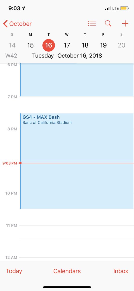 abslechta's tweet image. Still waiting in line......... #MAXBash
