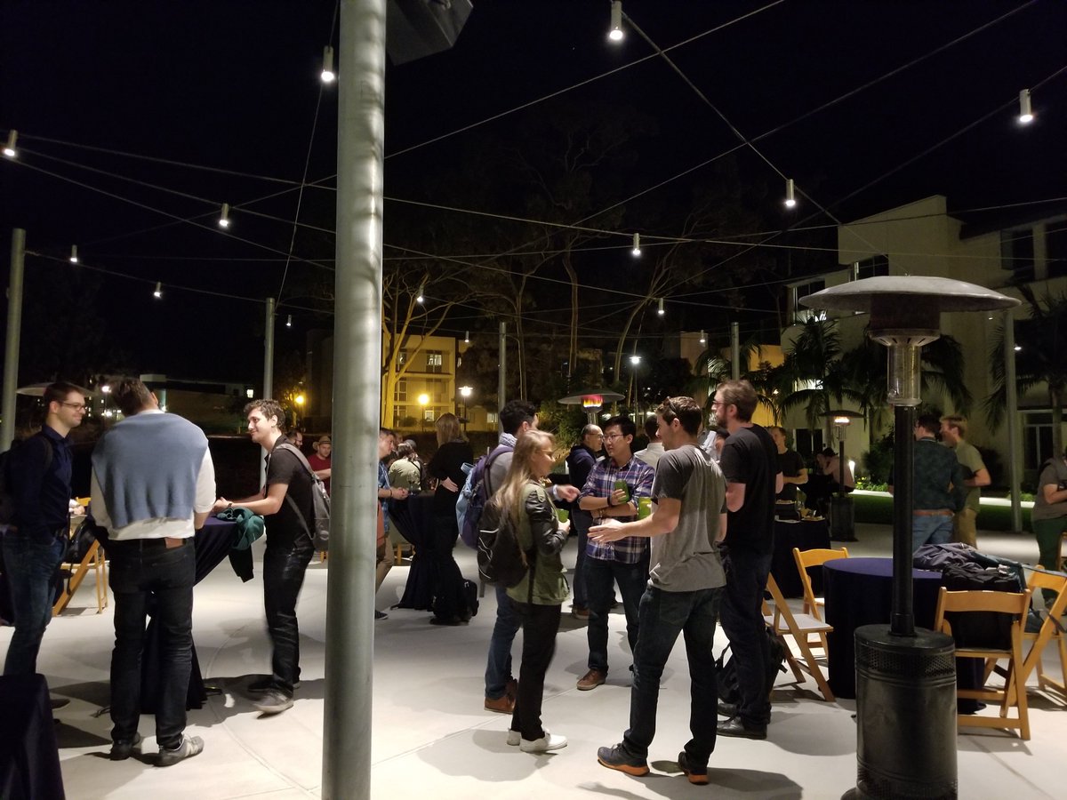 STKO_UCSB's tweet photo. Beach walk with some participants of the 8th International Conference on  the Internet of Things (IoT 2018) during the reception at UCSB #IoT2018 #IoT https://t.co/Uvm1Wmsip6