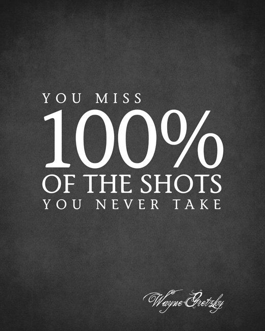Sam___Hurley's tweet photo. You miss 100% of the shots you never take... https://t.co/YtNfAk0bUB