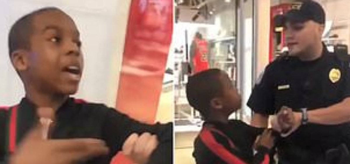 HarryO1975's tweet photo. Outrage after white cop apprehends 12-year-old rapper #CoreyJ (#LilCNote) https://t.co/MWEkvjMRCy https://t.co/v7wMOMVoPT