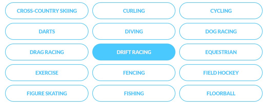 Like to watch roller derby? Great.

Nordic combined is your game? Awesome.

Drift racing? We can tell you when it's on (along with 120 other sports)

whensiton.com