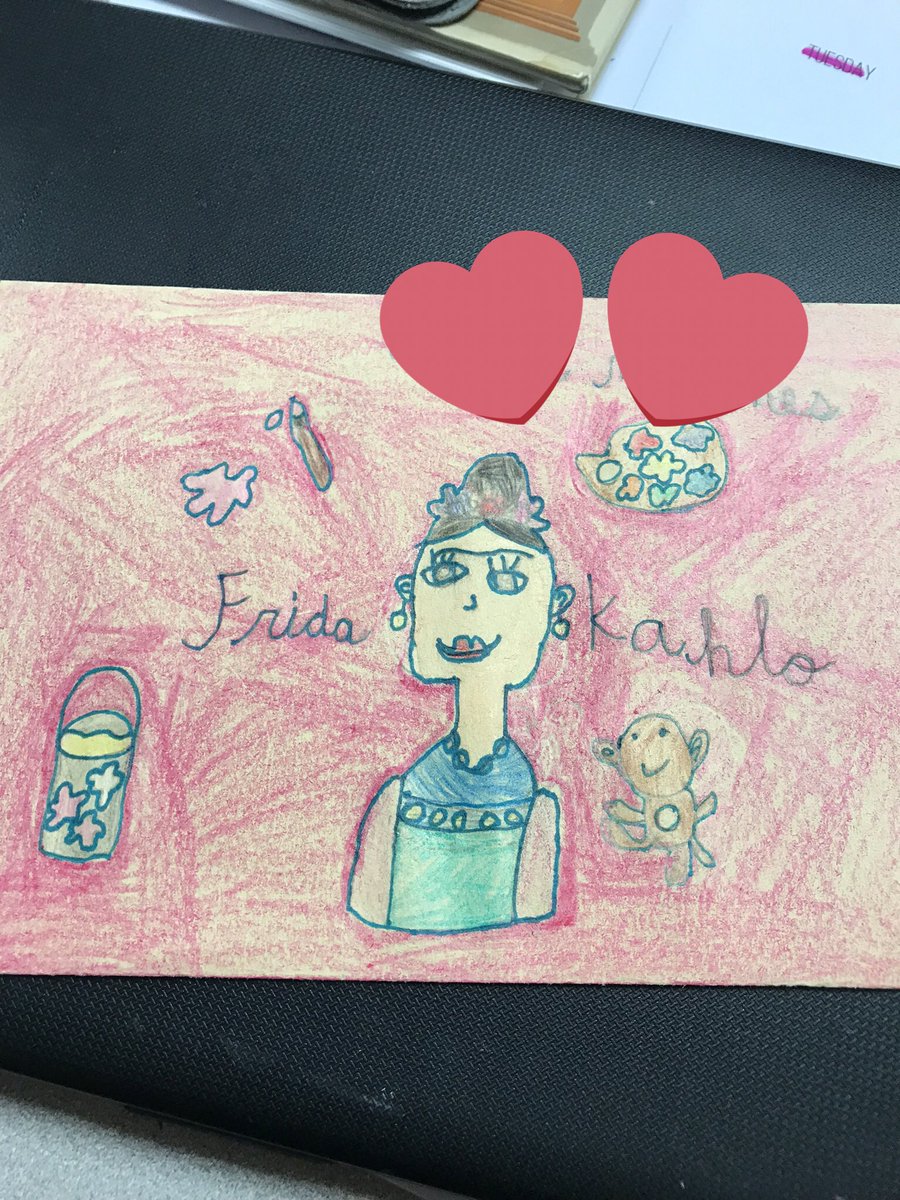 ArtwithMsClaud's tweet photo. This sketchbook cover is one of my personal favs. #3rdgradeart https://t.co/LQguVf8eww