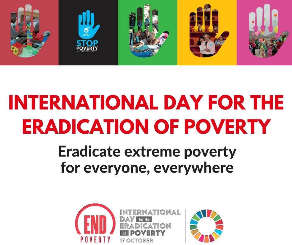 1 in 9 people still live in extreme poverty around the world. Ending poverty is key to achieving a world of dignity for all. 

Here's how you can help: un.org/en/events/pove…