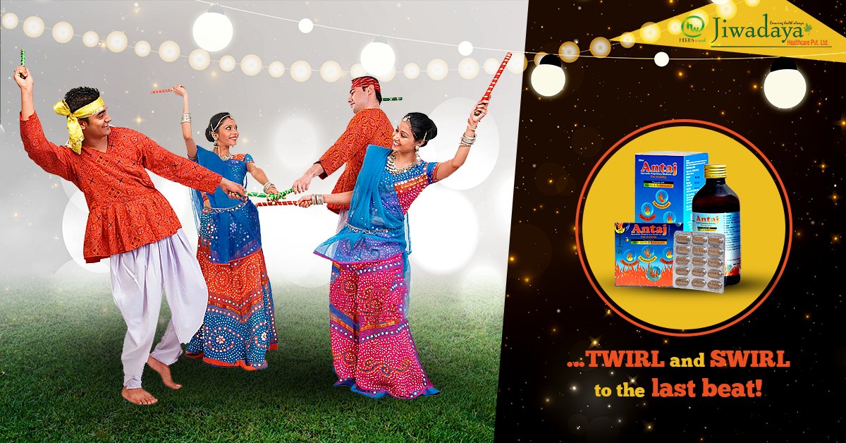 herbsatwork's tweet photo. Enjoy the last day of #Navratri to the fullest. Let not demons of #acidity, #indgestion, #gas spoil your joy. Carry a strip of palatable #JiwadayaAntaj along, in case they try to stop you. Buy it from the nearest medical store. https://t.co/eZW9puAN4j https://t.co/HvXMY963Tj