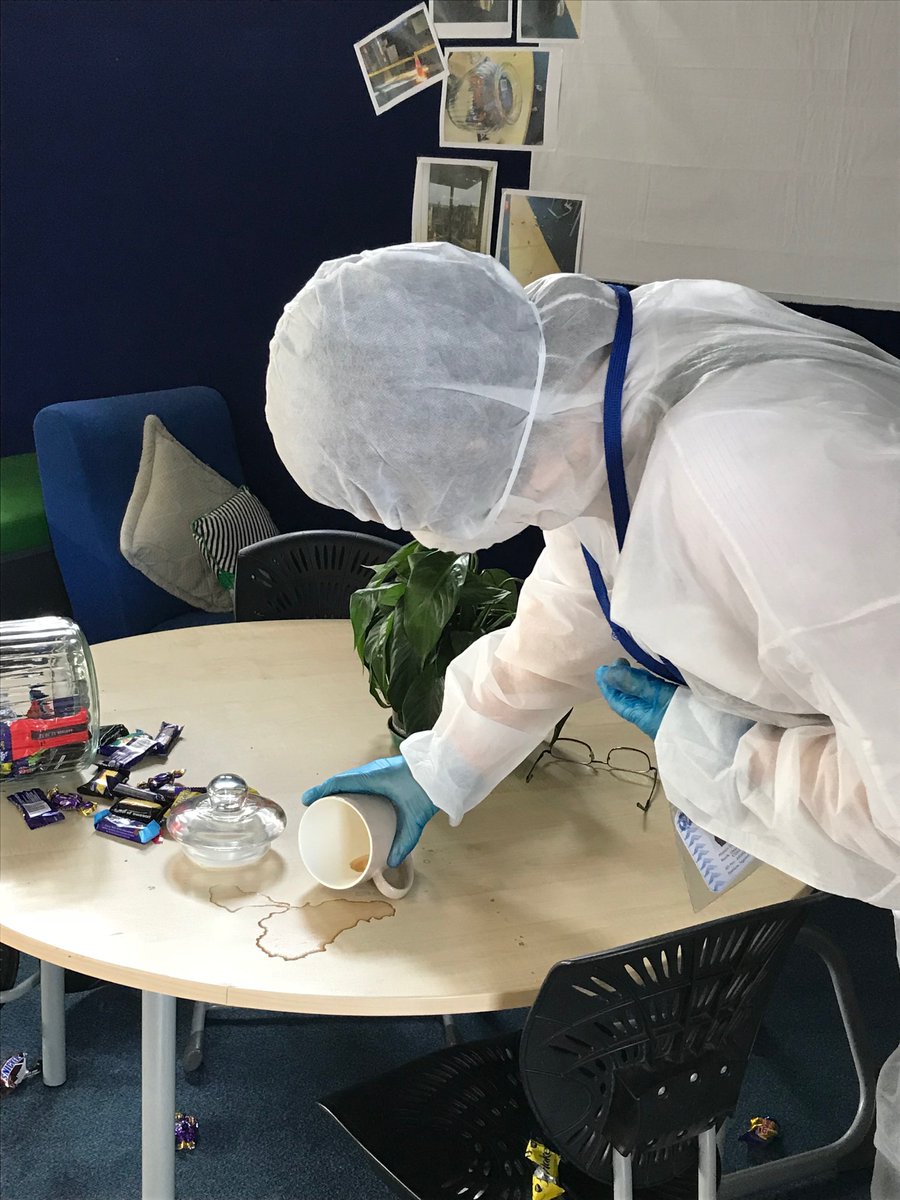 brendak80's tweet photo. Whetu CSI - we have completed our scene examination, collecting evidence to send away for further fingerprint and DNA analysing @imagineNPS @juliel_loft @kt_heaven @Neil_NPS #schoolfun https://t.co/CX8StyMjxk