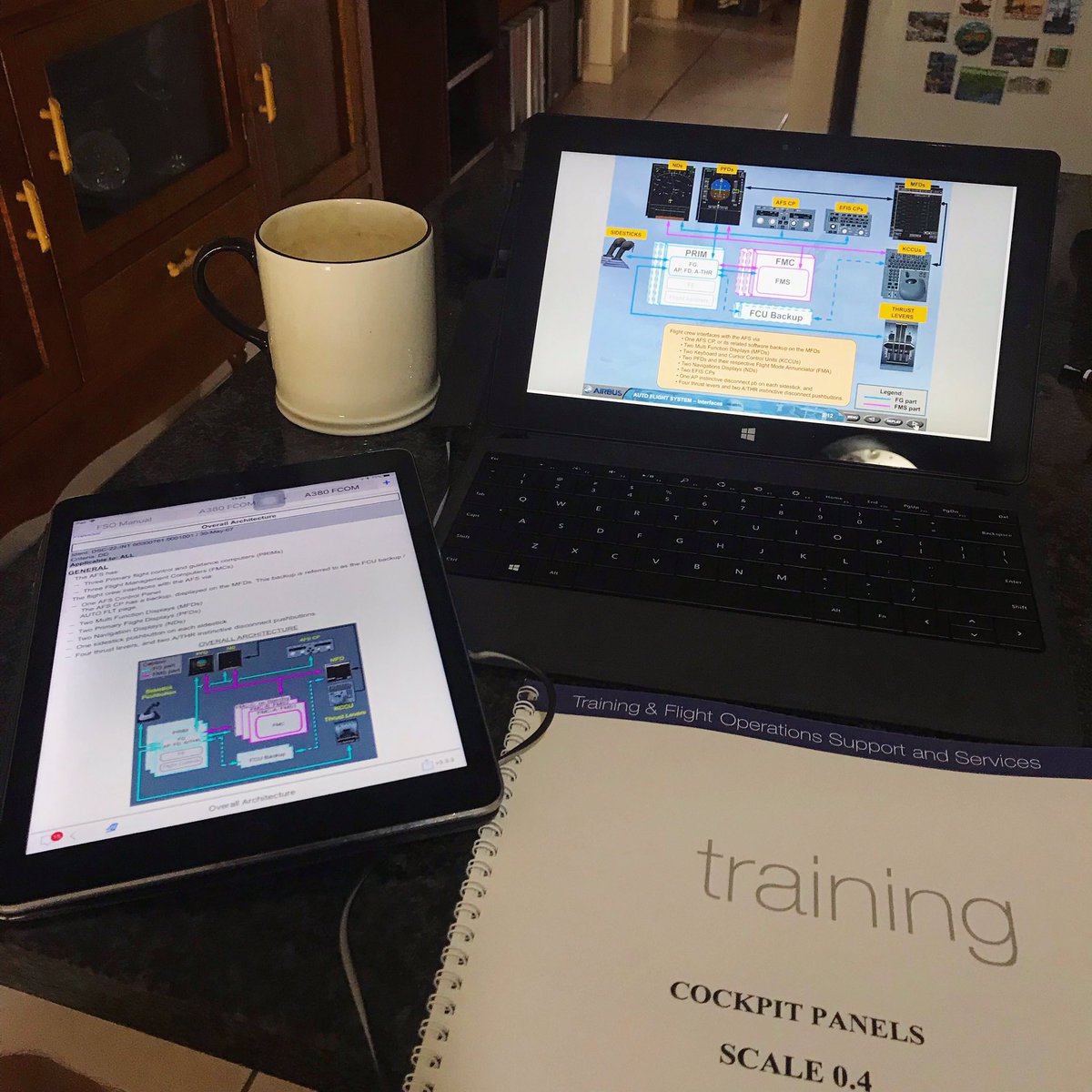 boregos_oz's tweet photo. CBT (Computer Based Training) week... the robot voice requires frequent breaks!😑 Currently on the Auto Flight System modules - some interesting and welcome improvements over the A330! #pilotlife #airbus #a380 #training #pilot #flighttraining #cbt #computerbasedtraining https://t.co/HmwgwM68Id
