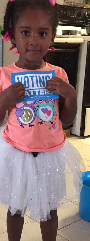 davidaelmore2's tweet photo. OUR YOUNGEST PTP MEMBER!!!   MY GRANDDAUGHTER!!!#votingmaters #tx07 #FliptheHouse https://t.co/m6xrw3yArE