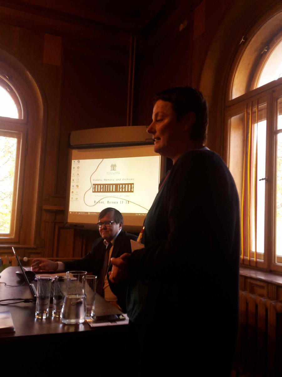 kaskekanke's tweet image. Conference "History, memory, and archives: Sensitive issues" (17-19 October) in beautiful Vilnius at the Institute of Lithuanian Literature and Folklore opened by Lina Būgieńe. #SensitiveIssues